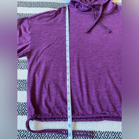 GapFit Brushed Tech Jersey Purple Drawstring Hoodie
- M - Picture 9 of 12